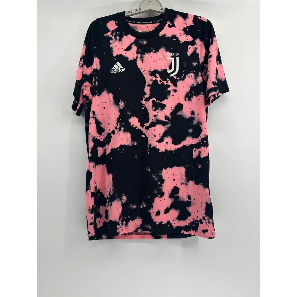 Adidas Juventus Parley‎ Warm Up Jersey Black Pink Tie Dye Soccer 2019 2020 Large